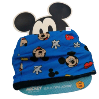 Dětský zimní nákrčník Mickey modrý flís