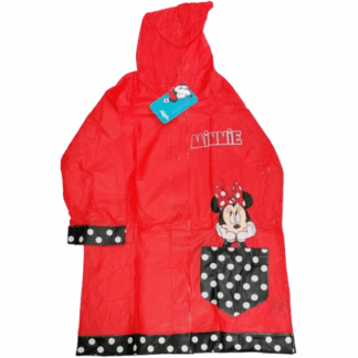 Dívčí pláštěnka Minnie červená