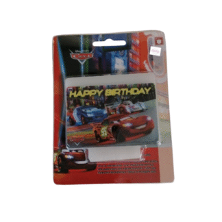 Dortová svíčka Cars 9x7