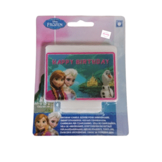 Dortová svíčka Frozen 9×7