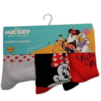 Dívčí ponožky Minnie 3pack