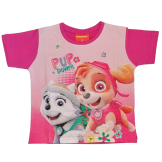 Dívčí tričko Tlapková patrola PUP POWER tm.