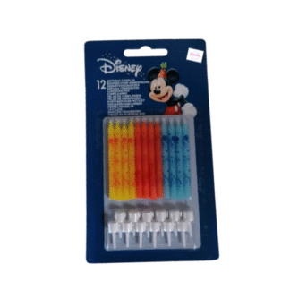 Dortové svíčky Mickey Mouse 12 ks