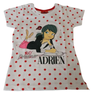 Dívčí tričko Kouzelná Beruška červený puntík