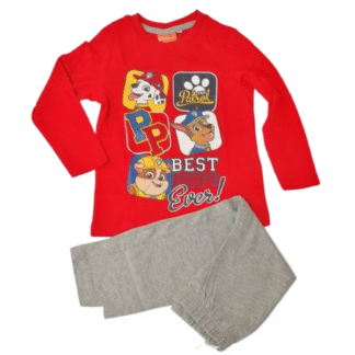 Chlapecké pyžamo Tlapková patrola červené