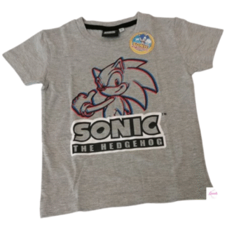 Dětské tričko Ježek Sonic šedé