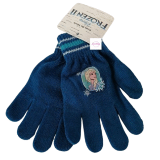 Dívčí prstové rukavice Frozen modré