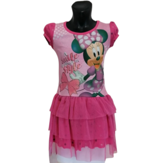 Dívčí tylové šaty Minnie sv.růžové