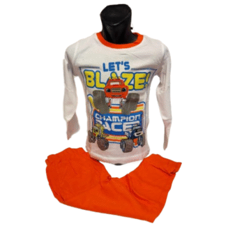 Chlapecké pyžamo Plamínek oranžové