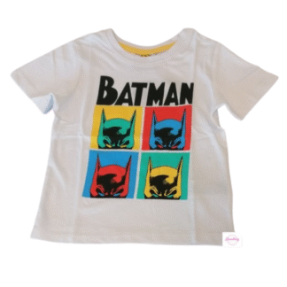 Chlapecké tričko Batman bílé