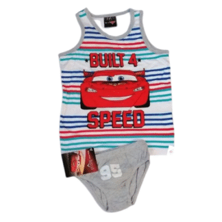 Chlapecký set spodního prádla Cars šedý