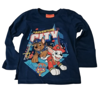 Dětské tričko s dl. rukávem Tlapková patrola CITY m.