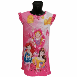 Dívčí šaty Princezny tm. růžová