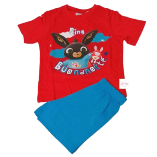 Chlapecké letní pyžamo Bing červené