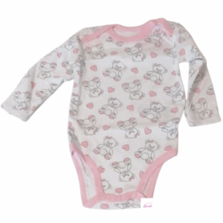 Kojenecké body Medvídci dl.rukáv dívčí