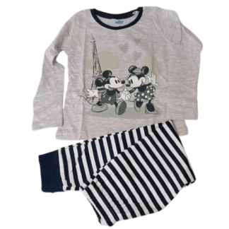 Dětské pyžamo Minnie a Mickey šedé