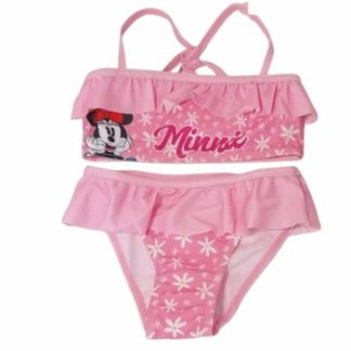 Dívčí dvojdílné plavky Minnie sv. růžové