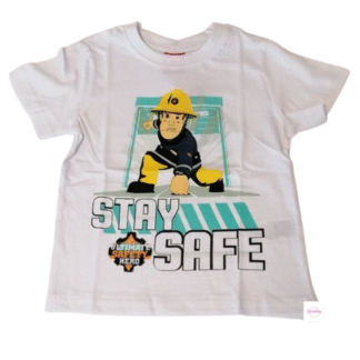 Chlapecké tričko Požárník Sam bílé