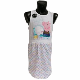 Dívčí letní šaty Peppa Pig bílé