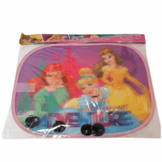 Dětská clona do auta Princezny 2ks