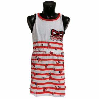 Dívčí letní šaty Kouzelná Beruška červené