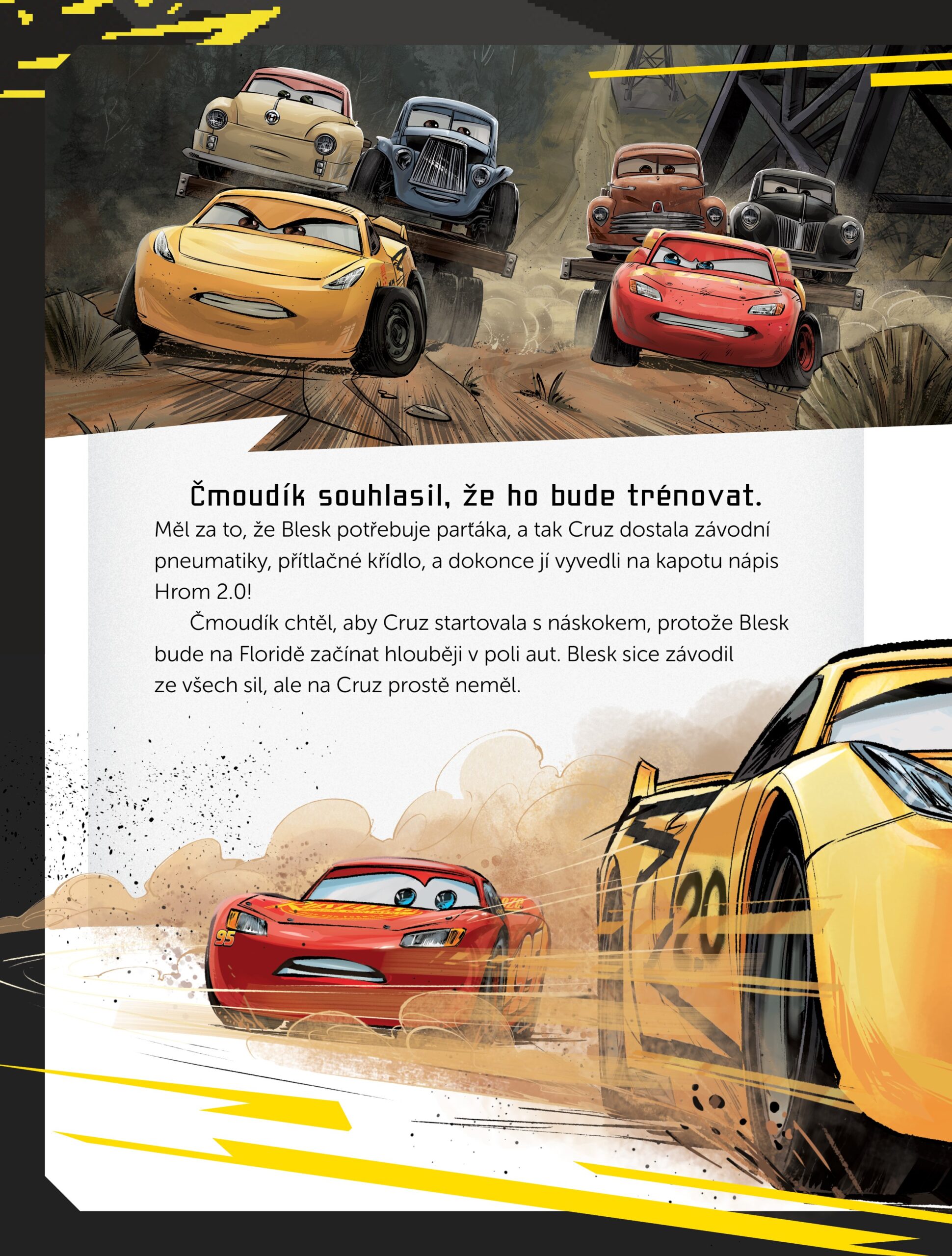 Cars - Kniha s modelem Auta 3 - Obrázek 3