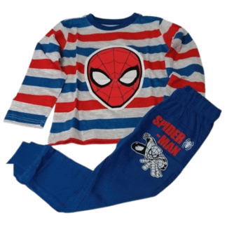 Chlapecké pyžamo Spiderman pruhované