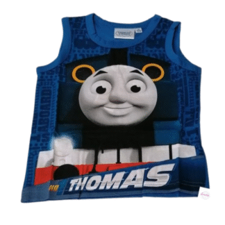 Chlapecké tílko Mašinka Tomáš sv.modré