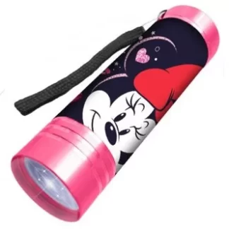 LED baterka hliníková Minnie sv.růžová