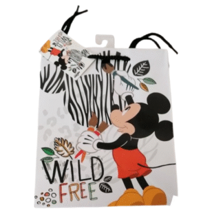 Papírová dárková taška 19*25*9 Mickey Wild Free