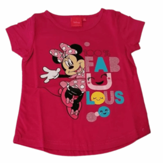 Dívčí tričko Minnie Fab u Lous tm.růžové