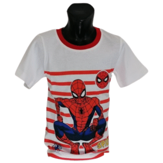 Chlapecké tričko Spiderman červ. proužek