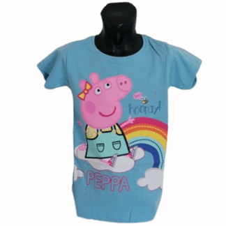 Dívčí tričko Peppa Pig/Pepina modré