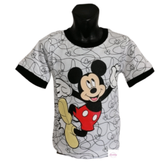 Dětské tričko Mickey Mouse bílé