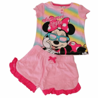 Dívčí letní pyžamo Minnie sv.růžové