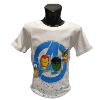 Dětské tričko Avengers bílé