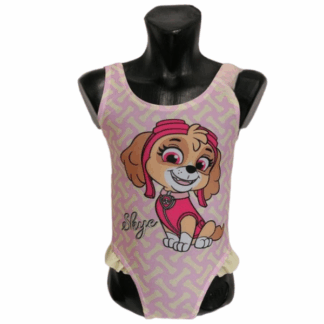Dívčí plavky vcelku Tlapková patrola