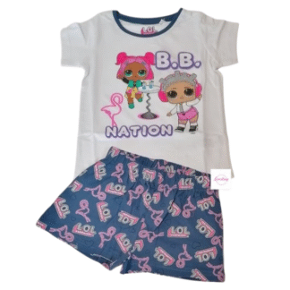 Dívčí pyžamo LOL modré