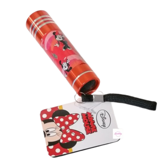 LED baterka hliníková Minnie červená