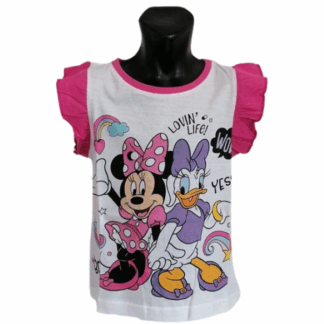 Dívčí tílko Minnie bílé