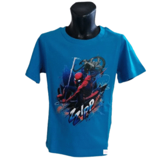 Chlapecké tričko Spiderman ZZIPP tyrkys