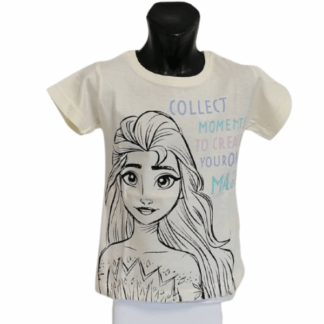 Dívčí tričko Frozen žluté