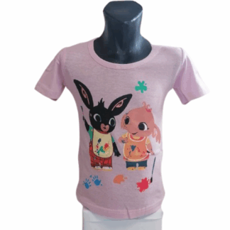 Dívčí tričko Bing a Sula malují růžové