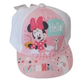 Kojenecká kšiltovka Minnie bílá