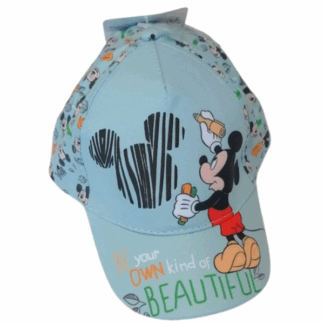 Kojenecká kšiltovka Mickey modrá
