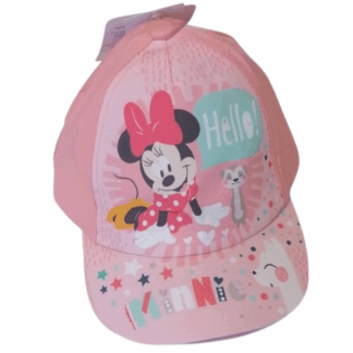 Kojenecká kšiltovka Minnie růžová
