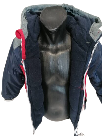 Chlapecká zimní bunda Tlapková patrola červená - Obrázek 2