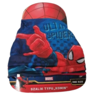 Chlapecký zimní nákrčník Spiderman modrý