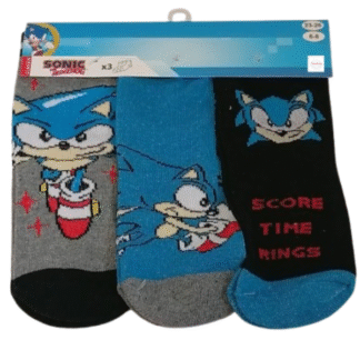 Dětské ponožky Sonic II 3pack