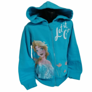 Dívčí mikina s kapucí Frozen modrá